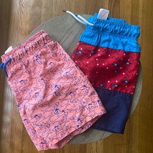 2 pairs of boys swim shorts!